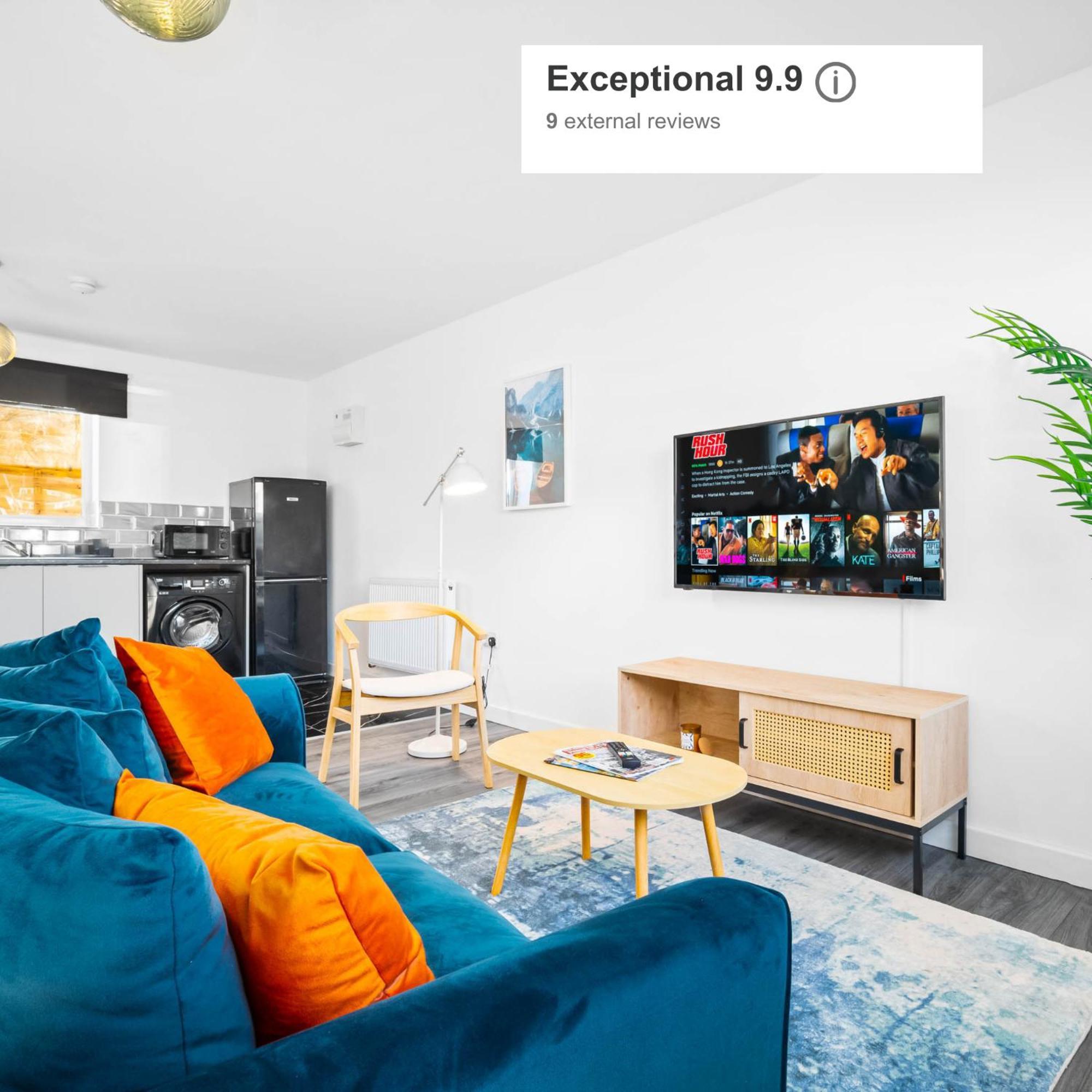 Modern Apartment - Cradley Heath - Top Rated - Netflix - Wifi - 1Mh Сметуик Екстериор снимка